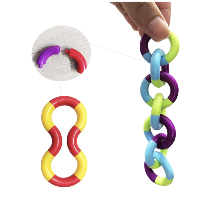 Fidget silencioso para dedos inquietos, ideal para concentrarse y llevar a todos lados.