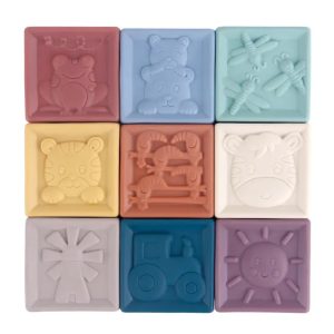 Set de 9 cubos de silicona