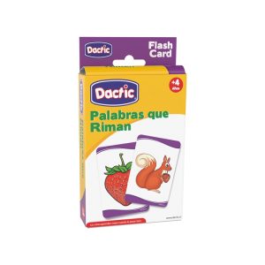 Láminas para aprender la rima mediante la asociación de imágenes que tengan igual sonido inicial y final.