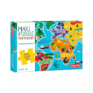 Puzzle Planisferio – 50 Piezas