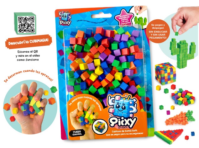 PIIXY STICKY ( cubos pegadizos ) - Imagen 2