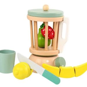 Set licuadora de madera con accesorios