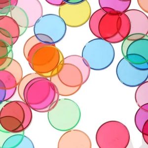 Discos translúcidos para seriación y conteo