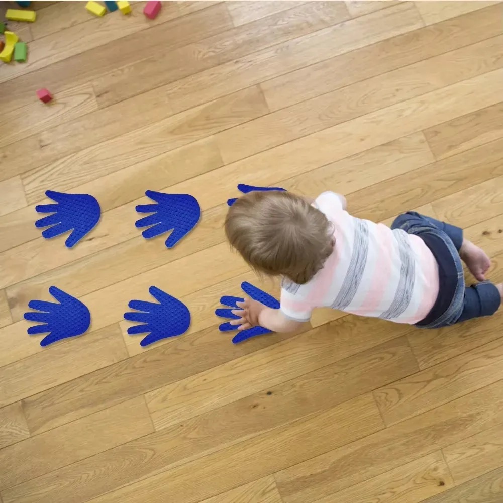 Set De 8 Pares Huellas De Manos Y Pies - Juego De Equilibrio - Imagen 2