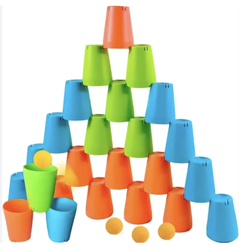 Juego De Rapidez Con Vasos Y Pelotas - Imagen 2