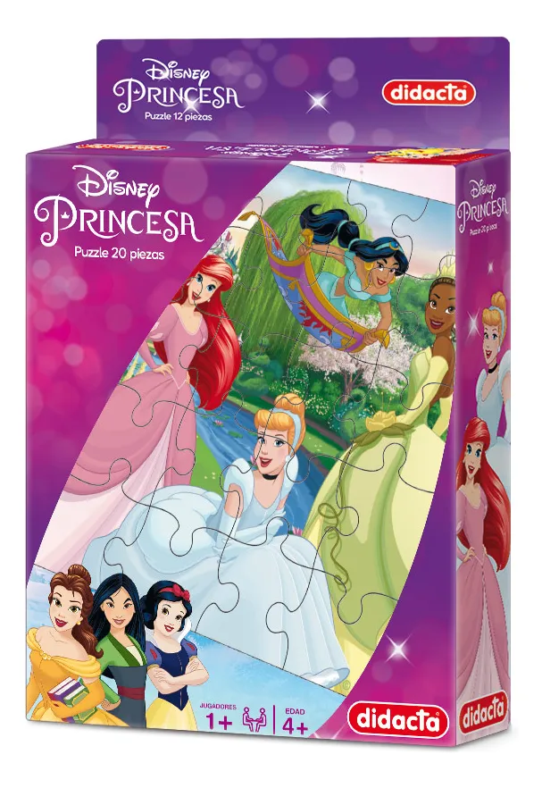 Puzzle Princesas 20 piezas - DIDACTA