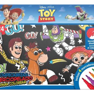 Rompecabezas Aterciopelado para Colorear Toy Story – 24 Piezas