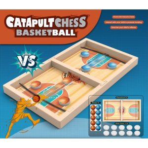 Juego de mesa Catapulta Cling Puck Basketbol