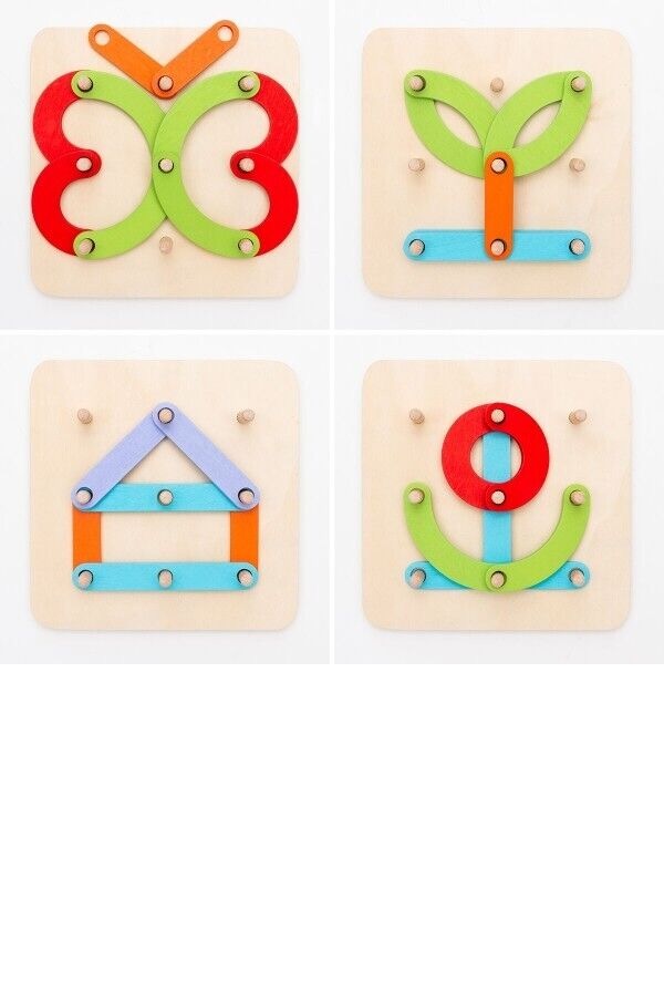 Puzzle Montessori: Letras, Números y Figuras - Imagen 2