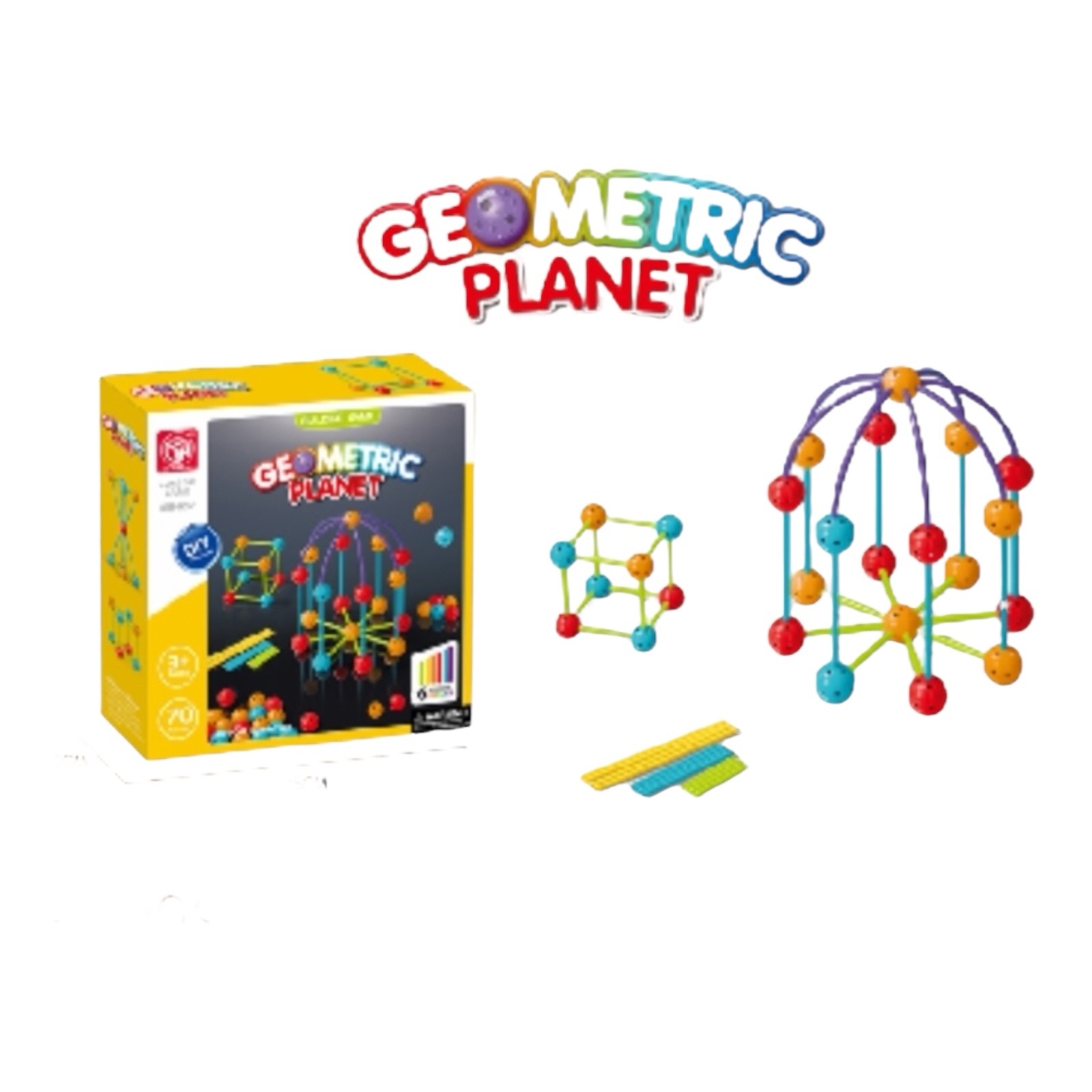 Juego Encastre Geometrico - 70 piezas