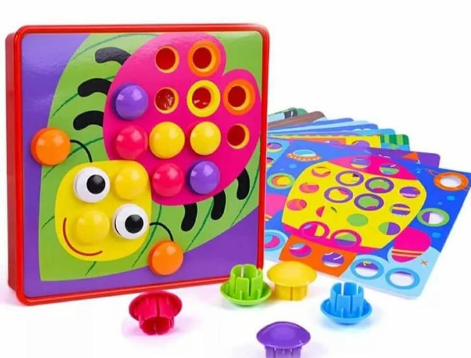 Puzzle de Botones – Creatividad, colores y aprendizaje