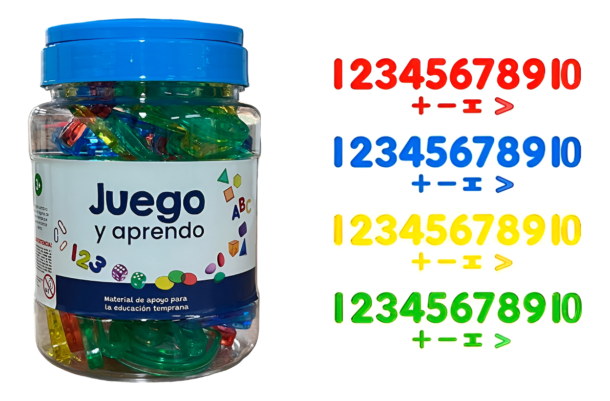 Numeros traslucidos - JUEGO Y APRENDO - Imagen 2