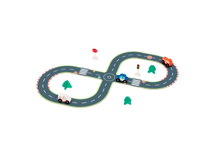 Set de Juego en Madera Autopista - Hi Pando - Imagen 4