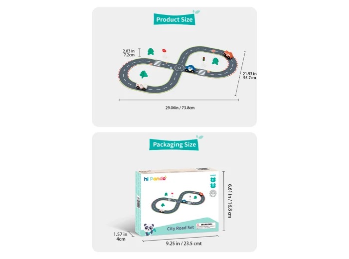 Set de Juego en Madera Autopista - Hi Pando - Imagen 3