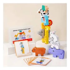 Juego de Equilibrio de Animales de Madera - Imagen 3