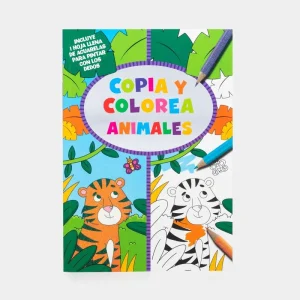 Copia y Colorea Animales