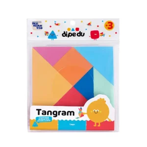 Tangram Colorido Plástico – 7 piezas | BRW