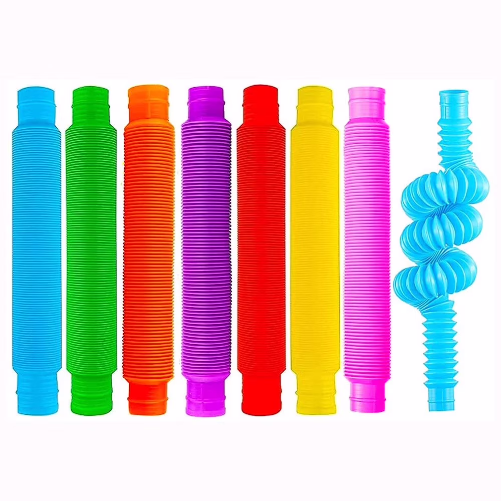 Pop tubes x 6 Medianos / FIDGET