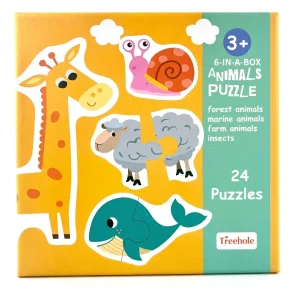 24 Puzzles Animales