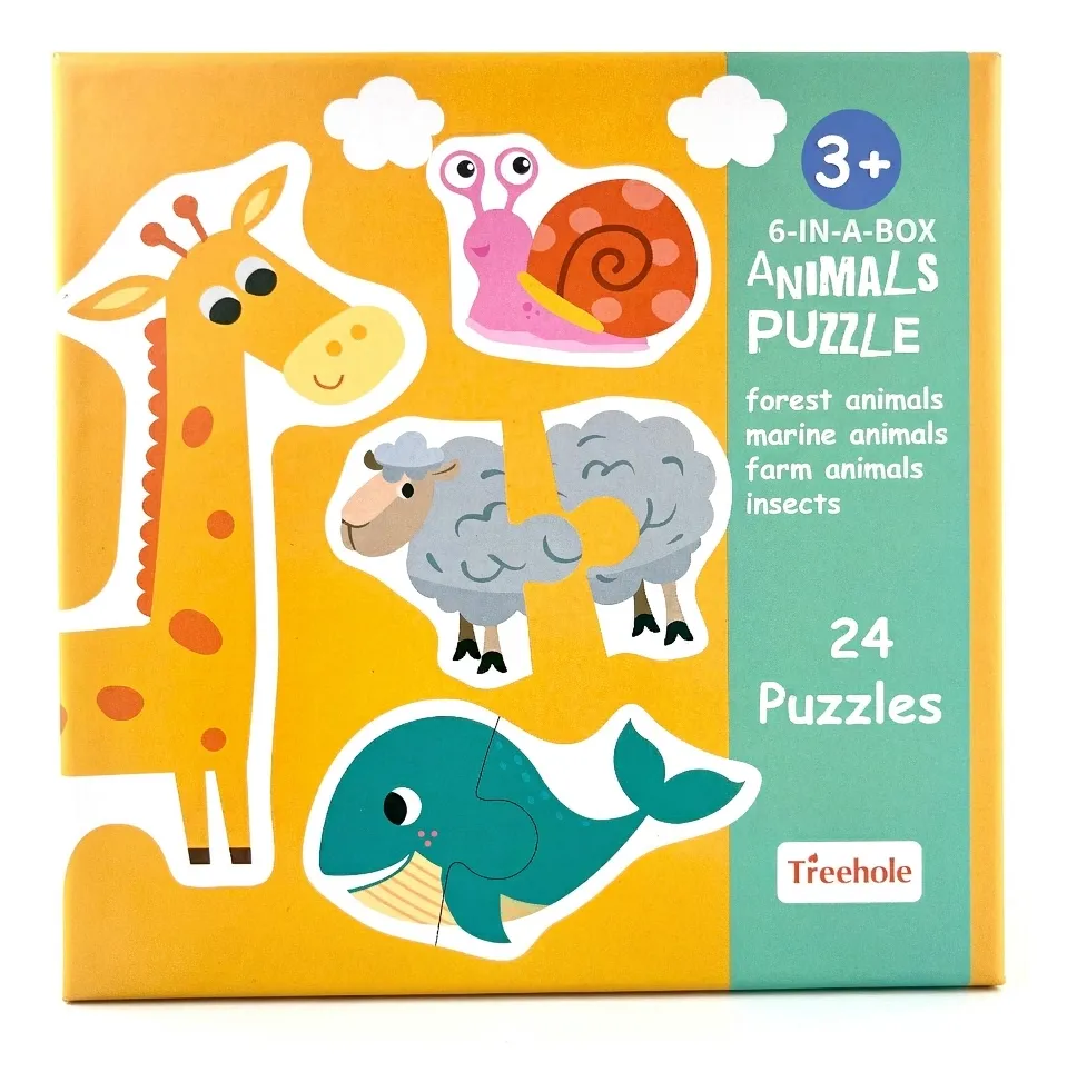 24 Puzzles Animales